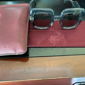 Etro Women’s SQUARE-SUNGLASSES-ETRO-0015-S New… Full Inclusion